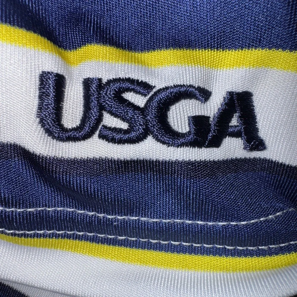 Polo Ralph Lauren U.S Open Winged Foot Medium Multicolor Striped Golf Big Pony‎